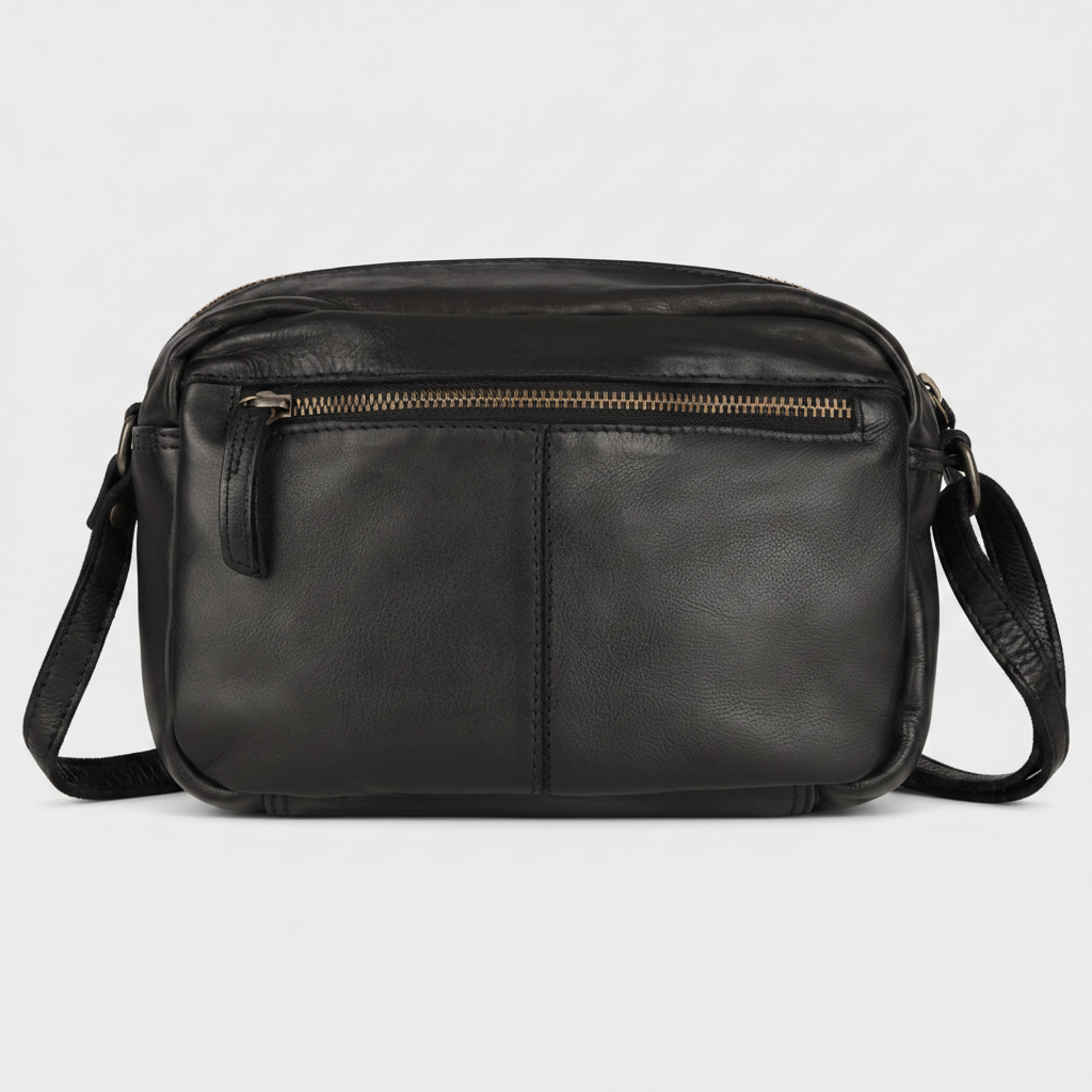 MET Premium Leather Crossbody Bag. Compact Utility Explorer-10