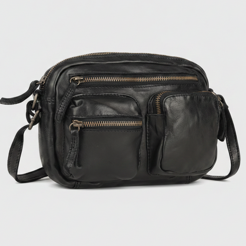 MET Premium Leather Crossbody Bag. Compact Utility Explorer-9