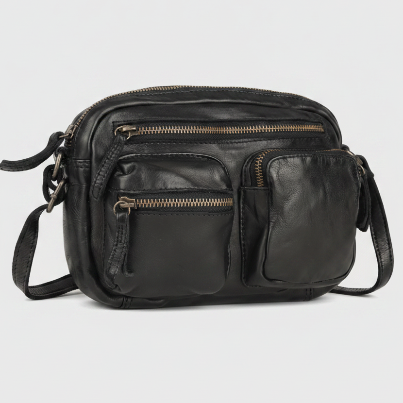 MET Premium Leather Crossbody Bag. Compact Utility Explorer-9