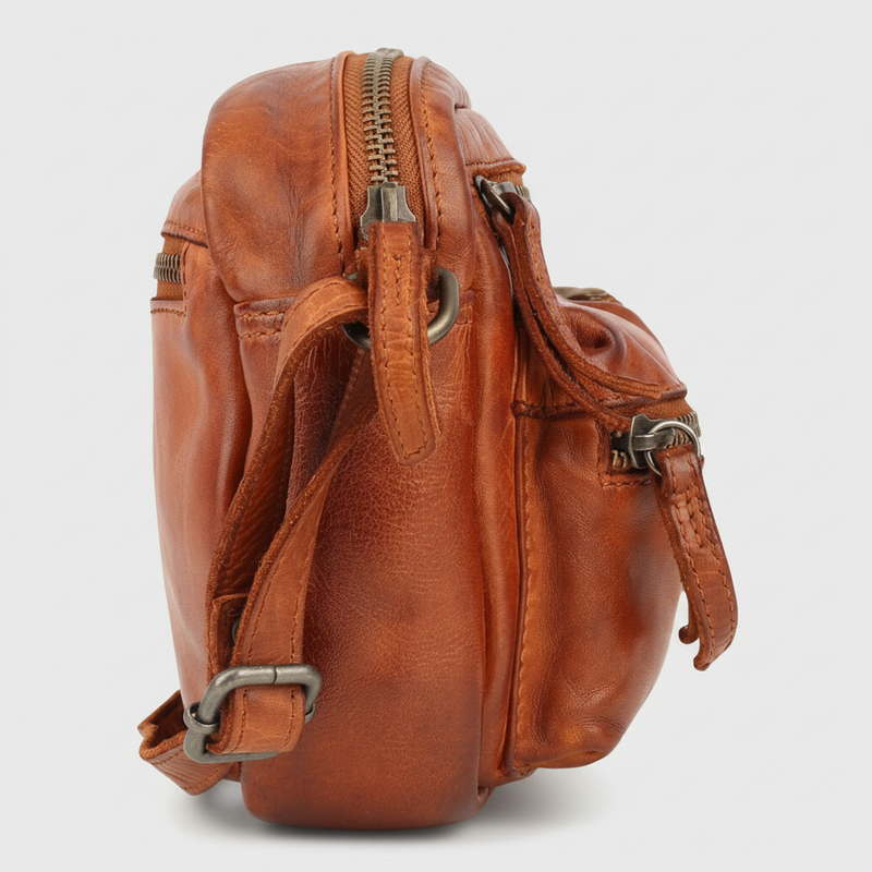 MET Premium Leather Crossbody Bag. Compact Utility Explorer-3