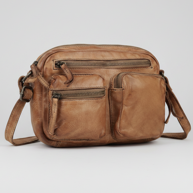 MET Premium Leather Crossbody Bag. Compact Utility Explorer-5