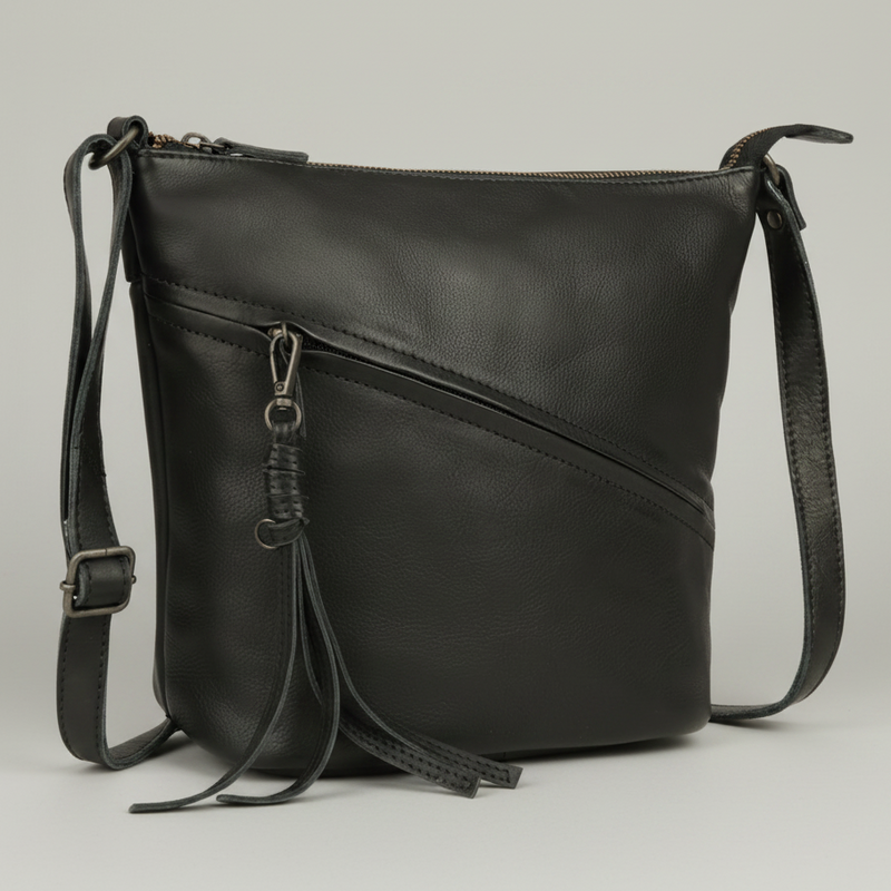 MET Premium Leather Crossbody Bag. Sleek Urban Organiser-5
