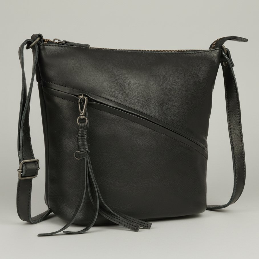 MET Premium Leather Crossbody Bag. Sleek Urban Organiser-5