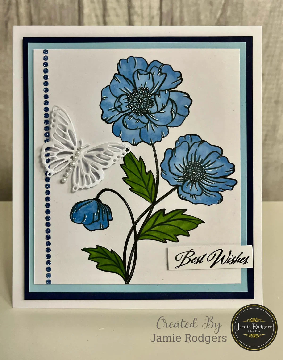 Jamie Rodgers Crafts - Dotty Lines Stencil Set-2