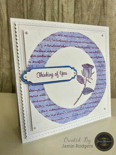 Jamie Rodgers Crafts - Rose A6 Clear Stamp Set-2