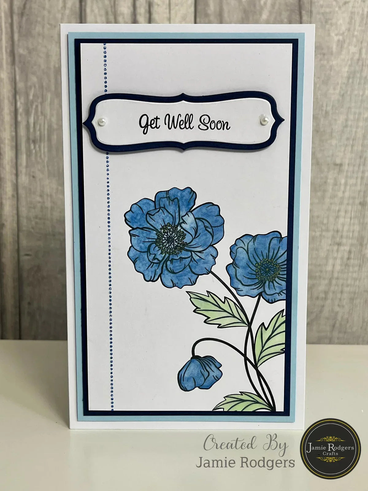 Jamie Rodgers Crafts - Dotty Lines Stencil Set-3