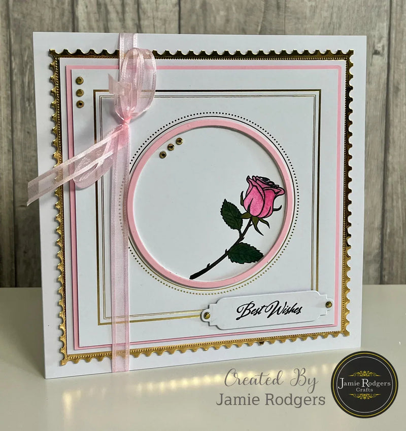 Jamie Rodgers Crafts - Rose A6 Clear Stamp Set-4