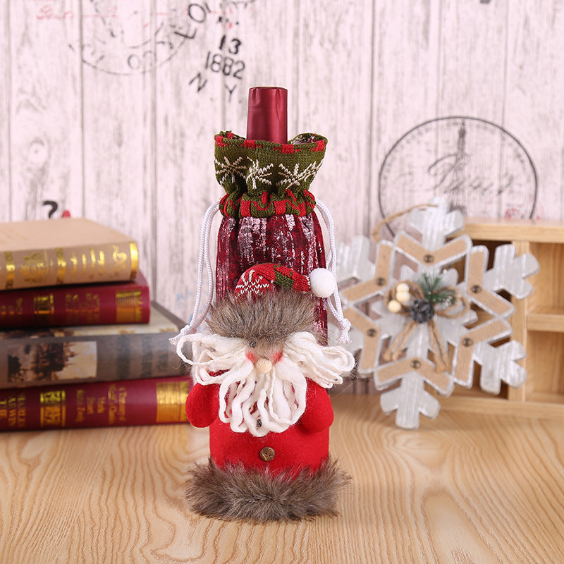 Christmas Decorations Christmas Wine Bottle Socks-50