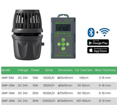 Pompe de brassage intelligente Jecod Jebao série DMP sans fil avec application WiFi et Bluetooth-1