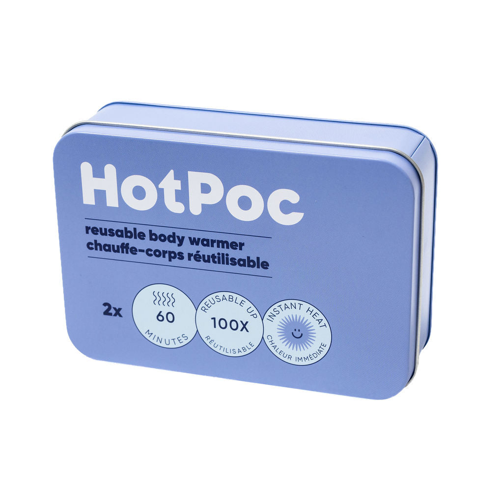 Paquete de 2 calentadores corporales reutilizables | HotPoc