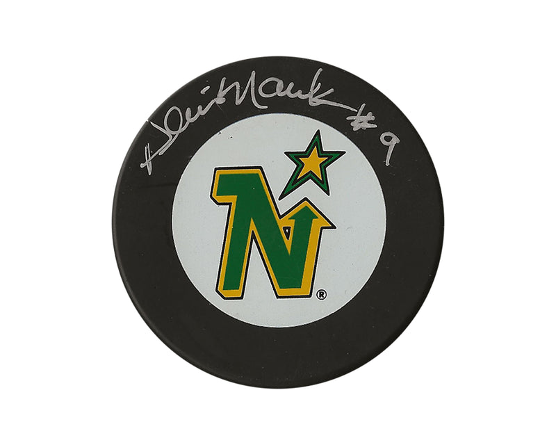 Palet Dennis Maruk dédicacé, modèle autographié vintage des Minnesota North Stars-1