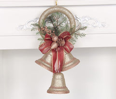 Christmas Bell Ornaments, Pearlescent Paper Tree Decorations-3