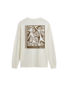 Vans 'Tech Box' L/S Tee - Marshmallow-2