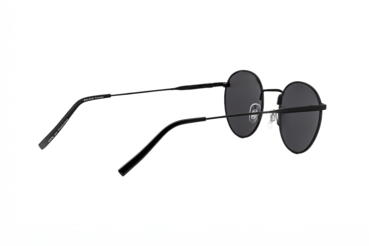 Boléro Sage — Round Metal Sunglasses-12