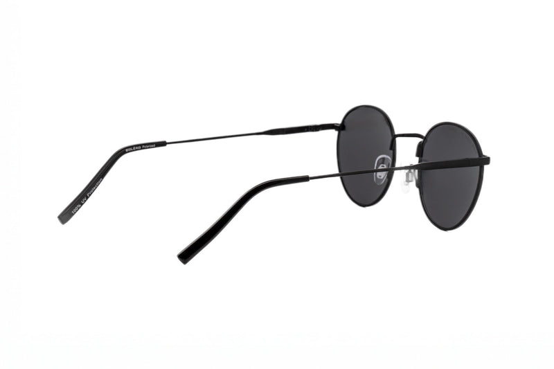 Boléro Sage — Round Metal Sunglasses-12