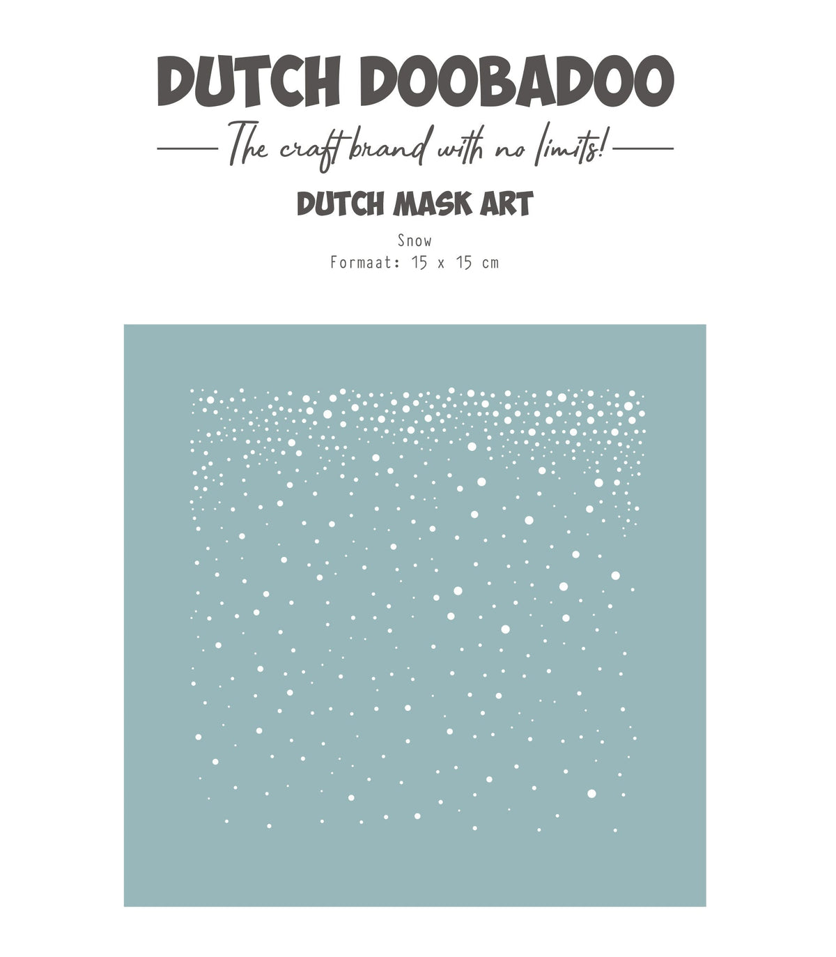 Dutch Doobadoo DDBD Dutch Mask Art 15 X 15 cm Snow-1