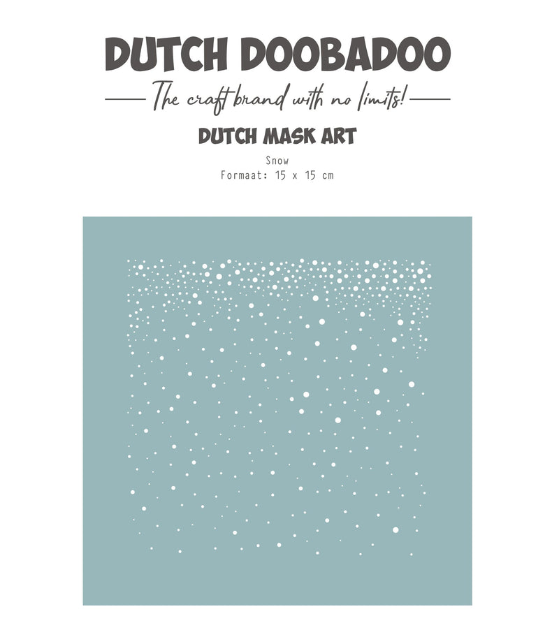Dutch Doobadoo DDBD Dutch Mask Art 15 X 15 cm Snow-1