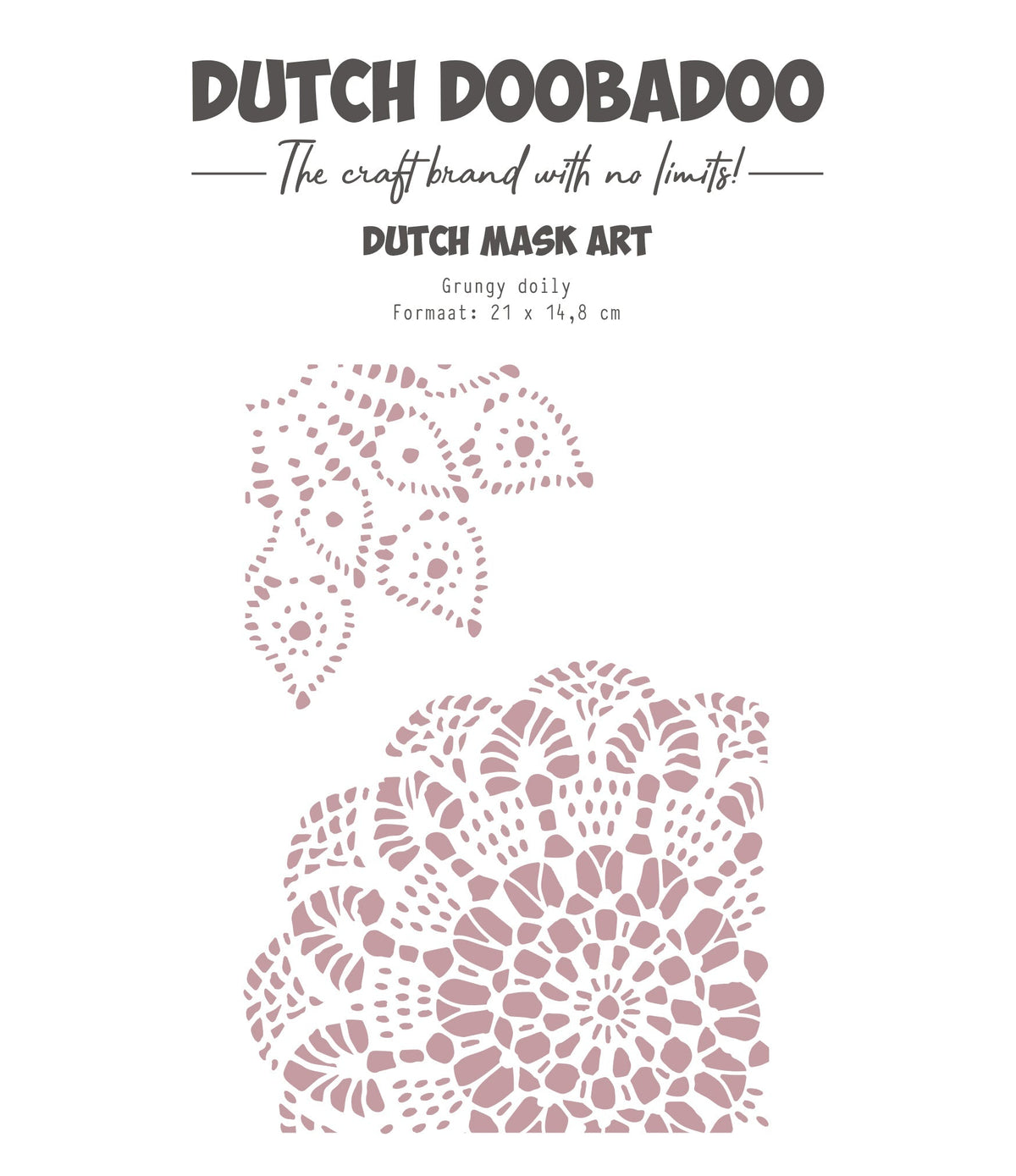 Dutch Doobadoo DDBD Masque Art Grunge Napperon A5-1