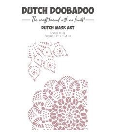 Dutch Doobadoo DDBD Masque Art Grunge Napperon A5-1