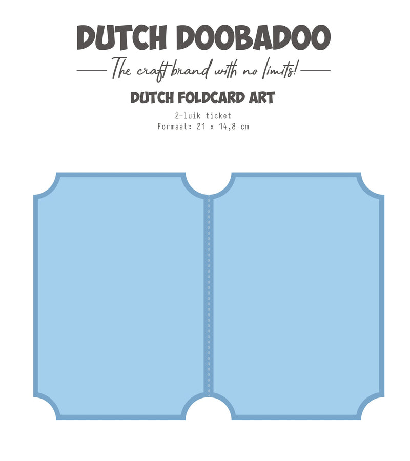 Dutch Doobadoo DDBD Foldcard Art 2-Volets Ticket-1