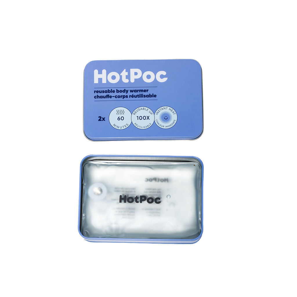 Paquete de 2 calentadores corporales reutilizables | HotPoc-7