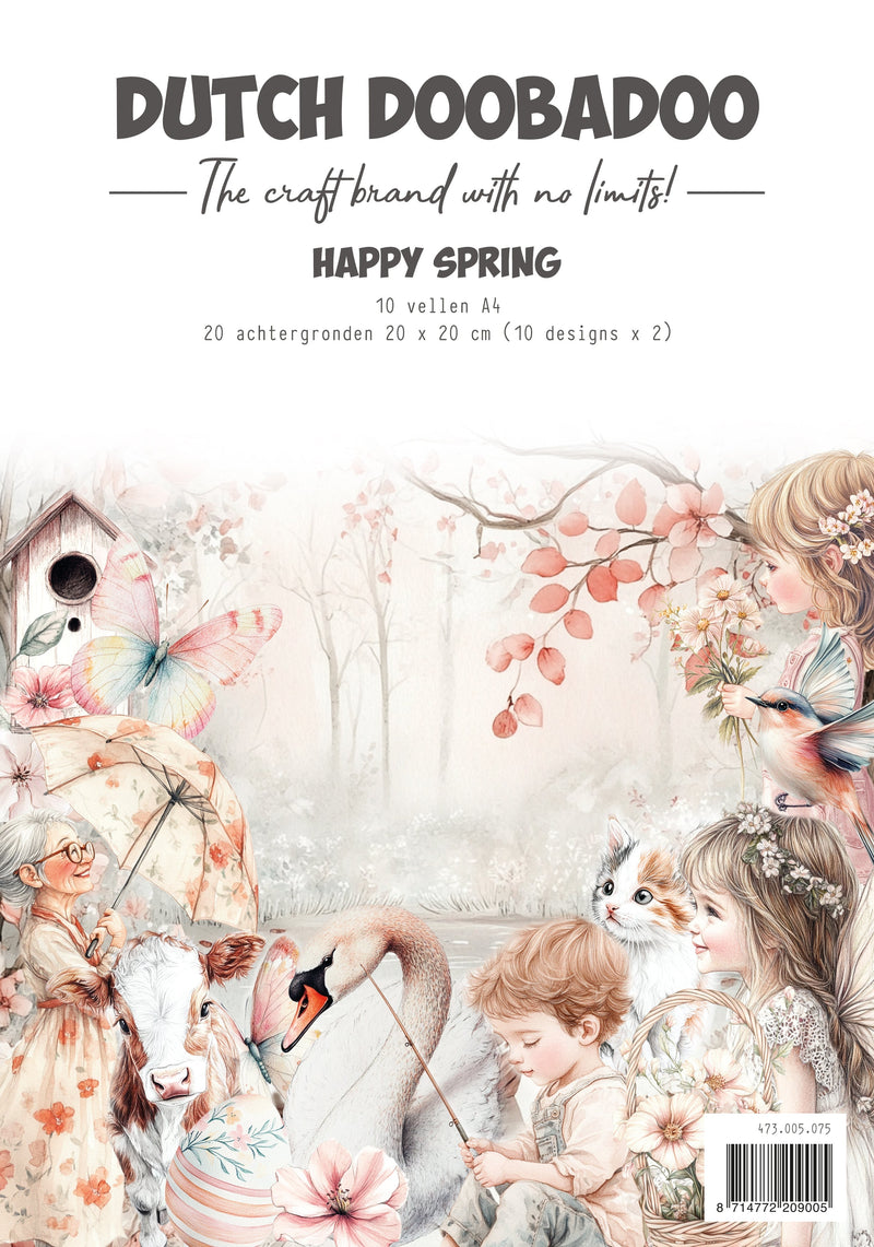 Dutch Doobadoo DDBD Collage Happy Spring-1