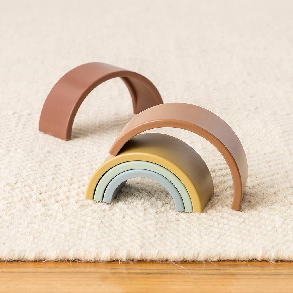 Itzy Ritzy - Ritzy Rainbow™ Stacking Toy - Ages 6+ Months-8