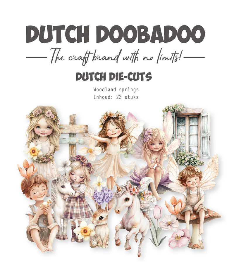 Dutch Doobadoo DDBD Collage Die-Cuts Woodland Springs-1