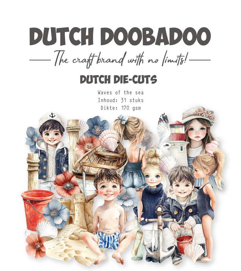Dutch Doobadoo DDBD Collage Die-Cuts Waves Of The Sea-1