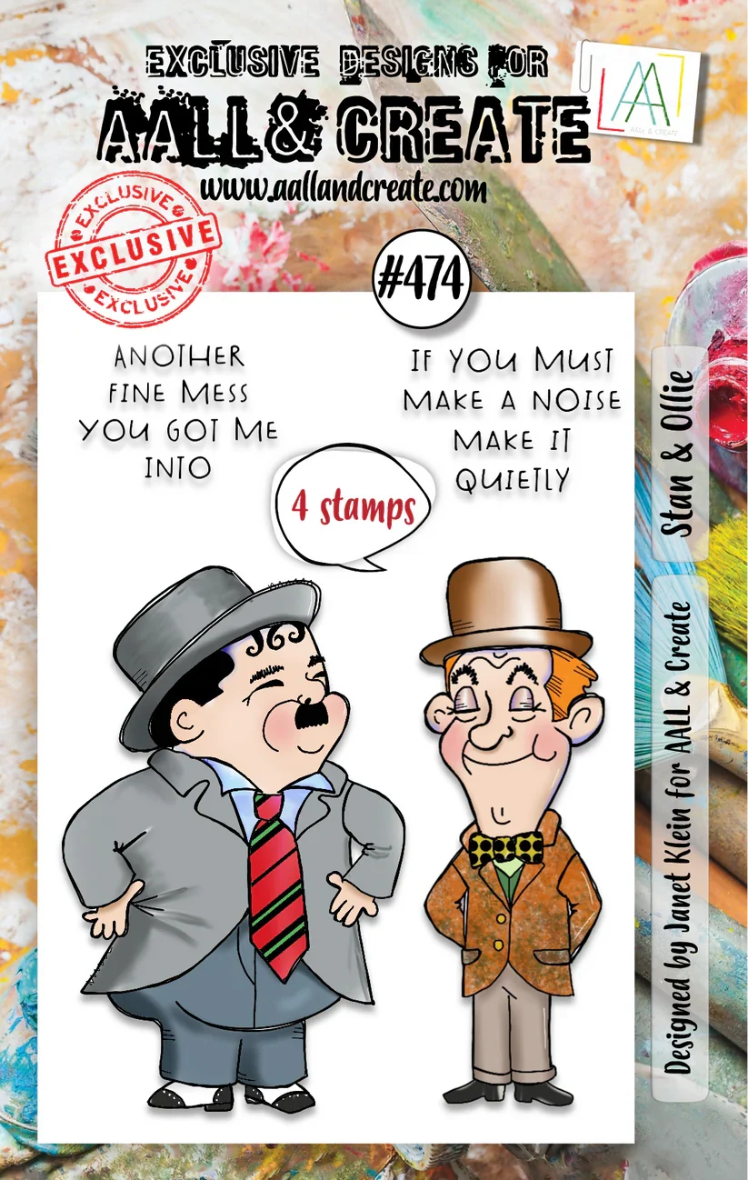 AALL and Create - A7 Stamp Set - Stan & Ollie