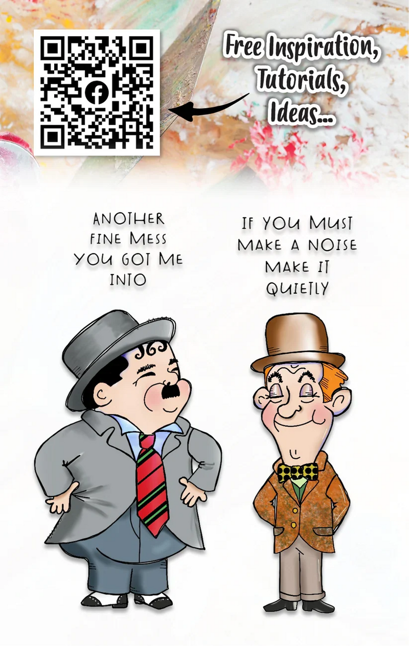 AALL and Create - A7 Stamp Set - Stan & Ollie-2
