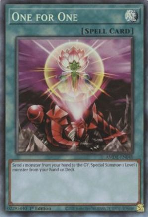 One for One (CR) (AMDE-EN040) - Amazing Defenders 1st Edition-1