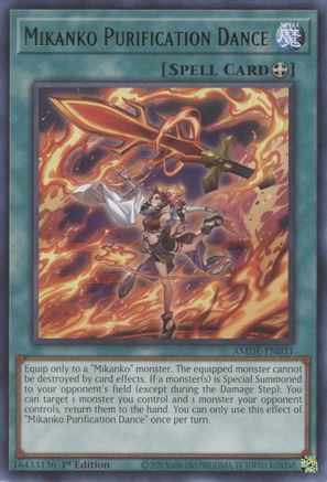 Mikanko Purification Dance (AMDE-EN031) - Amazing Defenders 1st Edition-1