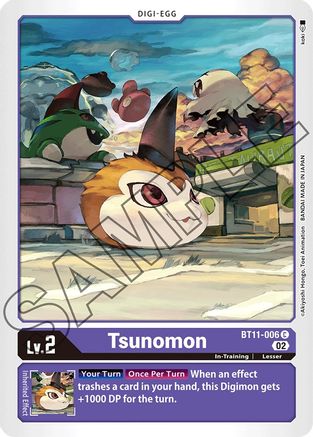Tsunomon (BT11-006) - Dimensional Phase Foil-1