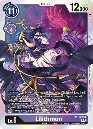 Lilithmon (BT11-087) - Dimensional Phase Foil-1