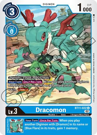 Dracomon (BT11-022) - Dimensional Phase Foil-1