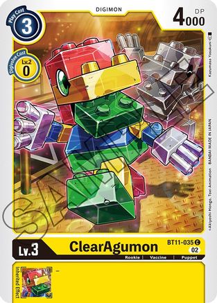 ClearAgumon (BT11-035) - Dimensional Phase-1