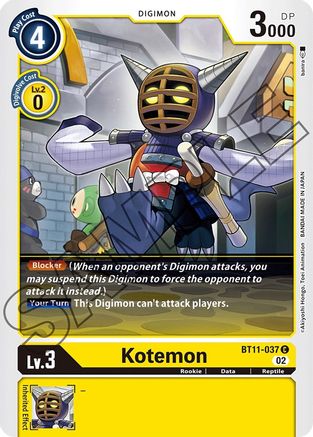 Kotemon (BT11-037) - Dimensional Phase-1