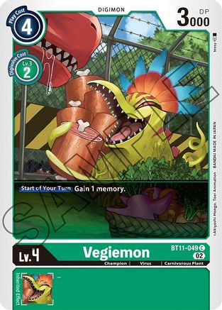 Vegiemon (BT11-049) - Dimensional Phase Foil-1