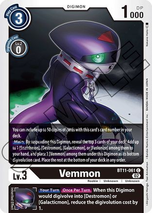 Vemmon (BT11-061) - Dimensional Phase Foil-1