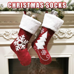 Christmas Stocking Gift Bag Holiday Decor-5