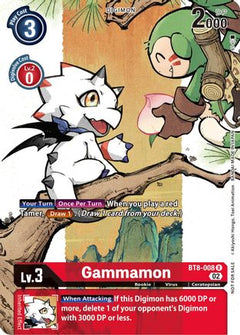 Gammamon (Digimon Illustration Competition Pack 2022) (BT8-008) - Dimensional Phase-1