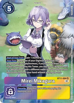 Mirei Mikagura (Alternate Art) (BT11-094) - Dimensional Phase Foil-1