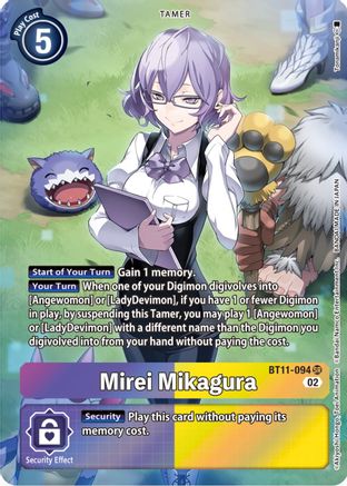 Mirei Mikagura (Alternate Art) (BT11-094) - Dimensional Phase Foil-1