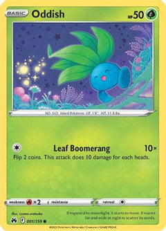 Oddish 1/159 - SWSH Crown Zenith-1