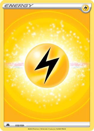 Lightning Energy (Texture Full Art) 155/159 - Crown Zenith Holofoil-1