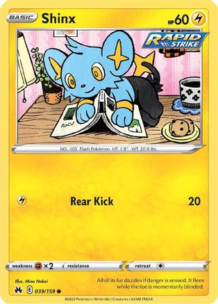 Shinx (39) 39/159 - SWSH Crown Zenith-1