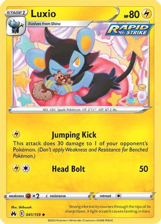 Luxio (41) 41/159 - SWSH Crown Zenith-1