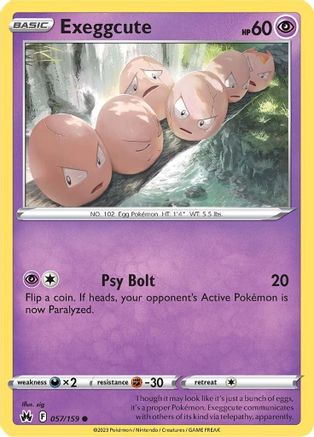 Exeggcute 57/159 - SWSH Crown Zenith