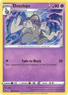 Dusclops 63/159 - SWSH Crown Zenith Reverse Holofoil-1